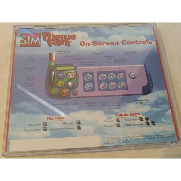 Sim Theme Park Gold Edition PC 2000 2 CD-ROMs Big Box No Manual Windows 95/98 - Picture 10 of 10